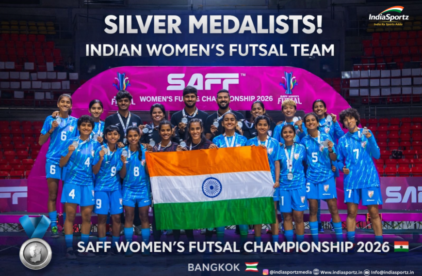 Indian Women’s Futsal Team Creates History with Silver at SAFF Championship 2026