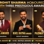 Rohit Sharma Honoured with Arjuna Award, Khel Ratna and Padma Shri – A Historic Feat in Indian Cricket