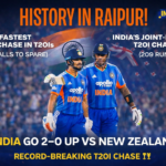 History in Raipur: India Script Record-Breaking T20I Chase, Go 2–0 Up vs New Zealand