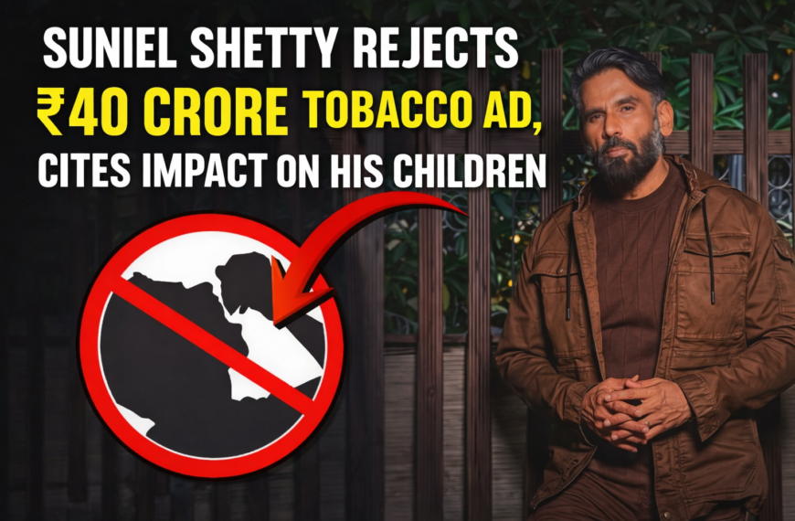 Suniel Shetty Rejects ₹40 Crore Tobacco Ad, Chooses&hellip;