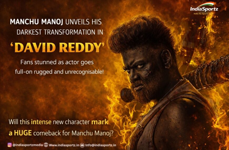 🔥 Manchu Manoj Unveils His Darkest Transformation in “David Reddy” 🔥