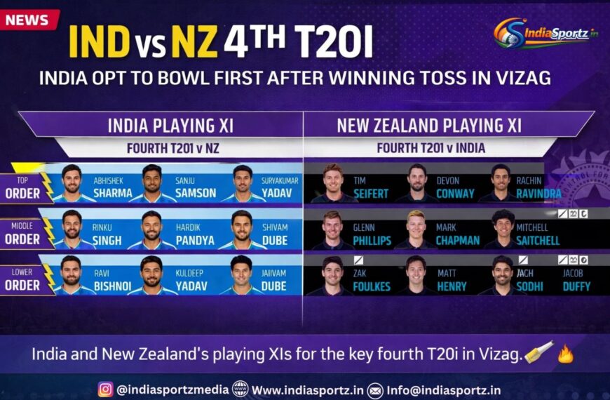 IND vs NZ 4th T20I: India Opt to&hellip;