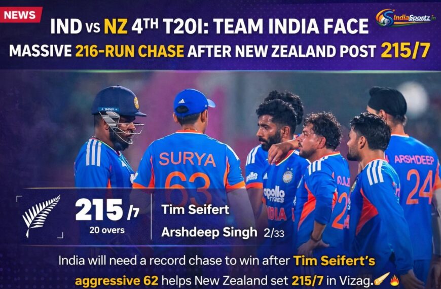 IND vs NZ 4th T20I:&hellip;