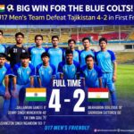 U17 Men’s Friendly: India Beat Tajikistan 4–2 in High-Scoring Clash