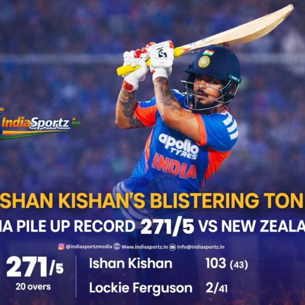 Ishan Kishan’s Blazing Century Powers India to Massive&hellip;