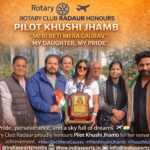 Rotary Club Radaur Honours Pilot Khushi Jhamb with “Meri Beti Mera Gaurav” Award on Republic Day
