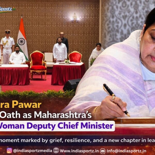 Sunetra Pawar Sworn In as Maharashtra’s First Woman&hellip;