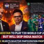 Pakistan Confirms Participation in T20 World Cup 2026, to Skip India Match