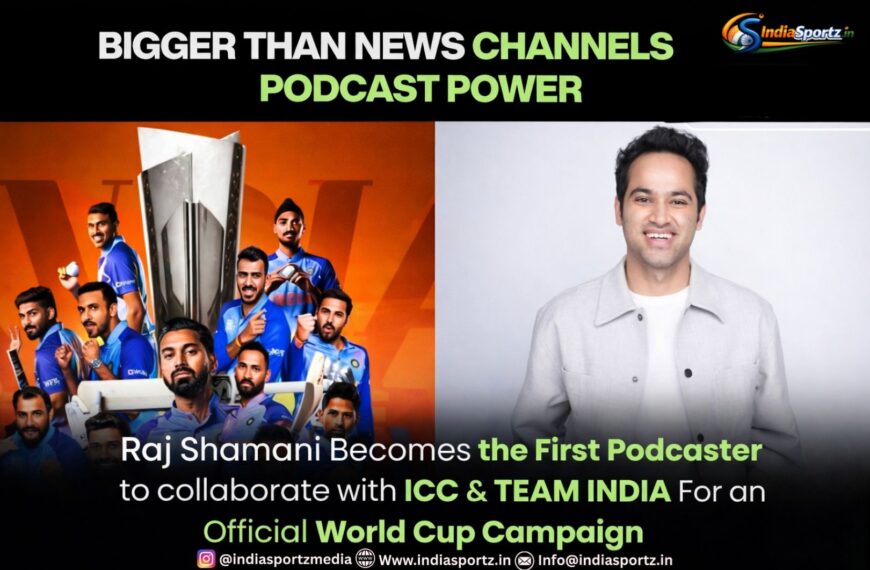 Raj Shamani Creates History with ICC & Team&hellip;