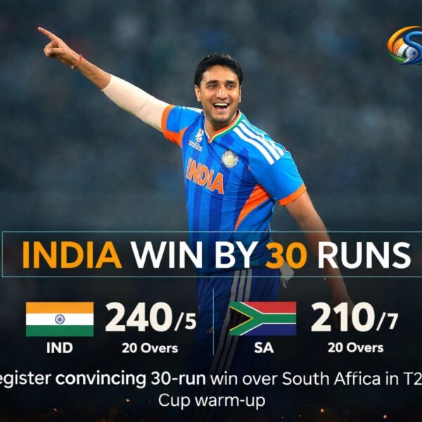 India Register Convincing 30-Run Win Over South Africa&hellip;