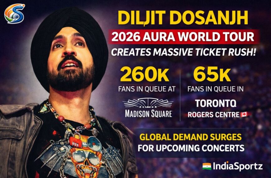 Diljit Dosanjh’s 2026 Aura World Tour Creates Massive Ticket Rush Worldwide