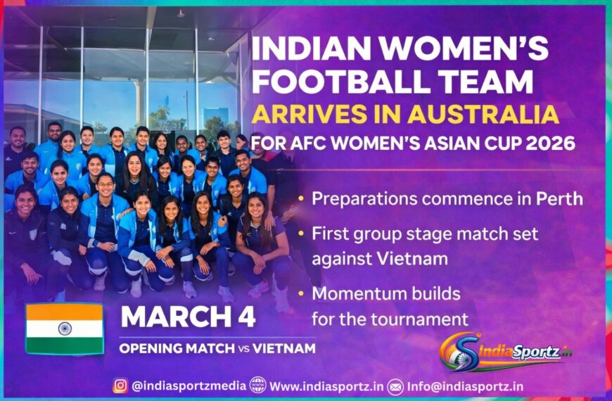 Indian Women’s Football Team Arrives in Australia for&hellip;