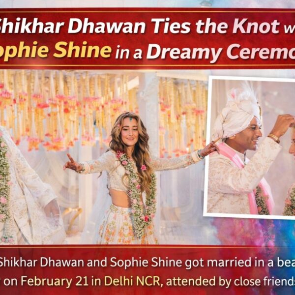 Shikhar Dhawan Ties the Knot with Sophie Shine&hellip;