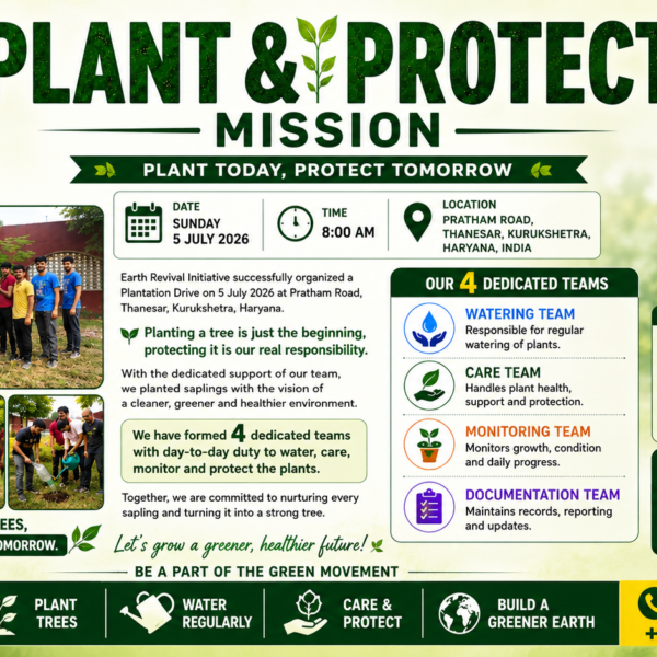 Earth Revival Initiative Begins “Plant & Protect Mission”&hellip;
